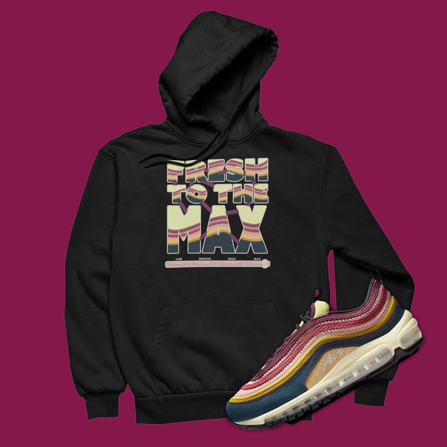 Air Max 97 Corduroy Matching Hoodie from SNKADX