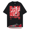 Banned Got The 1's Tee that Matches Jordan 1 Low Banned from SNKADX