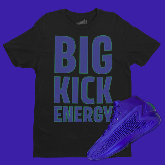 BIG Kick Energy T-Shirt Matching AE1 Velocity Blue