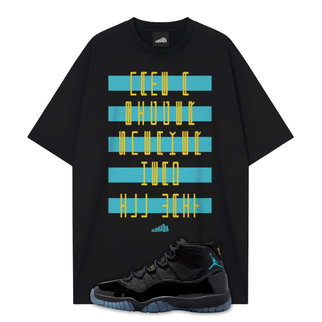 Big Sneakerhead Oversized T-Shirt – Designed to Match the Air Jordan 11 Gamma Blue