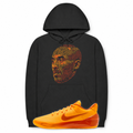 Black Mamba Heavyweight Black Hoodie Matching Kobe AD Protro Laser Orange