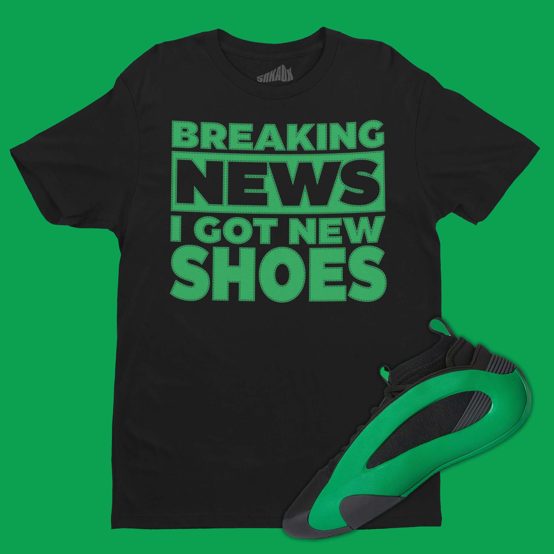 Breaking News T-Shirt Matching Harden Vol. 8 Luxury Green