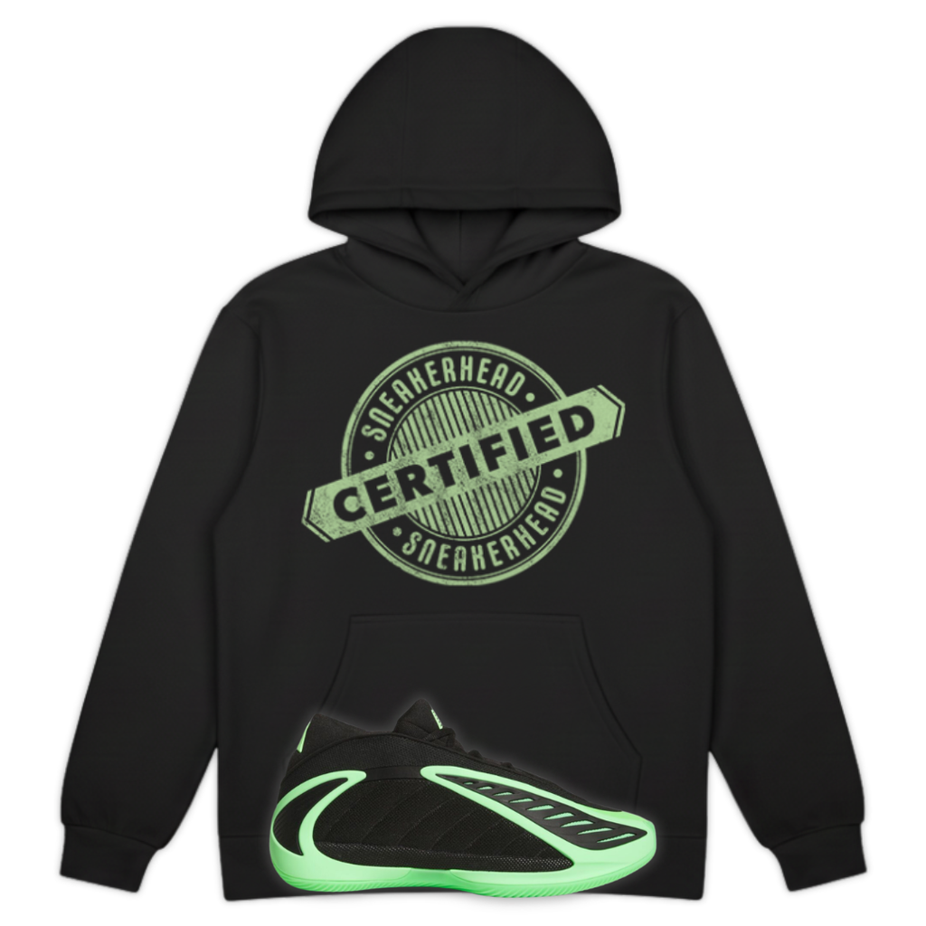 Certified Sneakerhead Heavyweight Hoodie Matching AE 2 Lime Burst