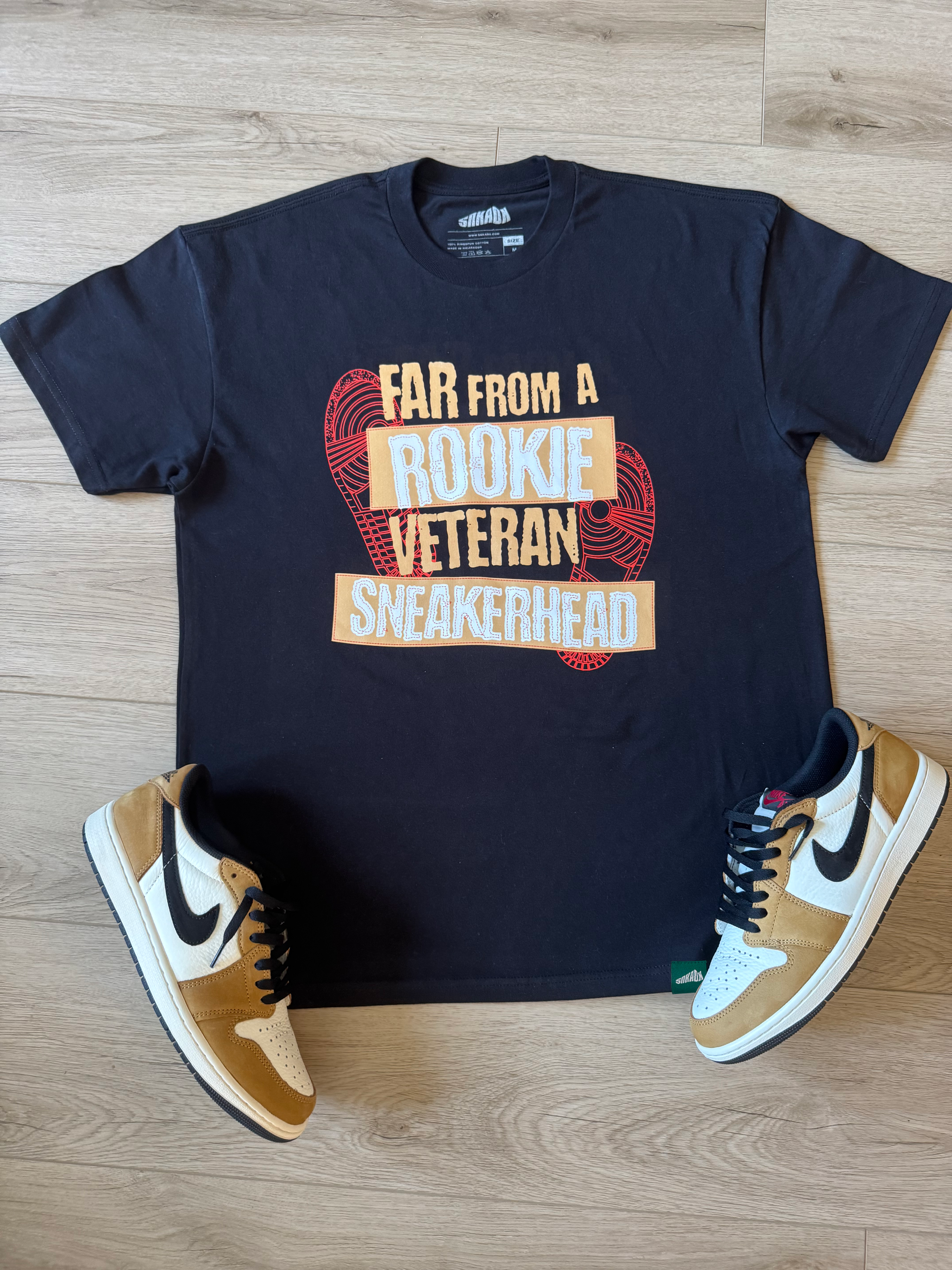 Veteran Sneakerhead T-Shirt Matching Jordan 1 Low Rookie Of The Year
