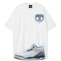 Laurel Premium T-Shirt Matching Air Jordan 3 True Blue