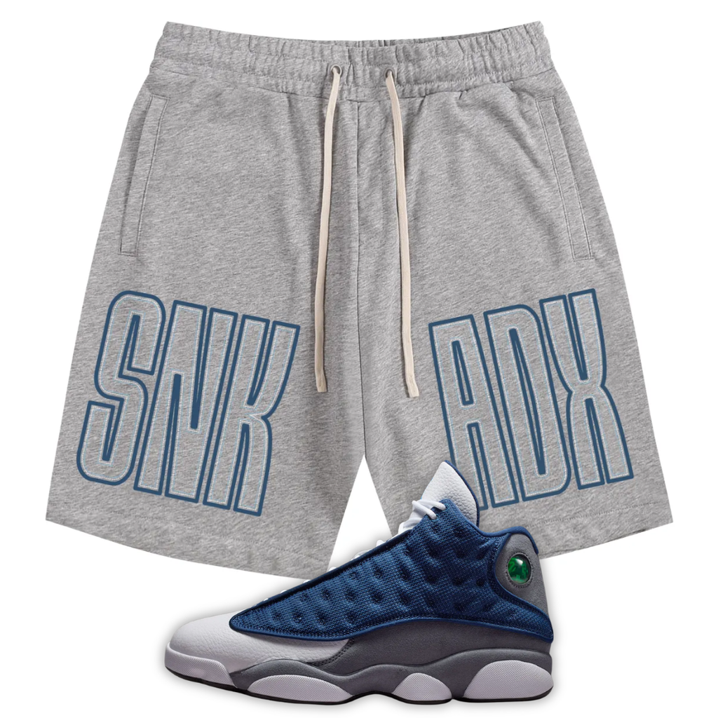 Flint Premium Cotton Shorts Matching Air Jordan 13 Flint