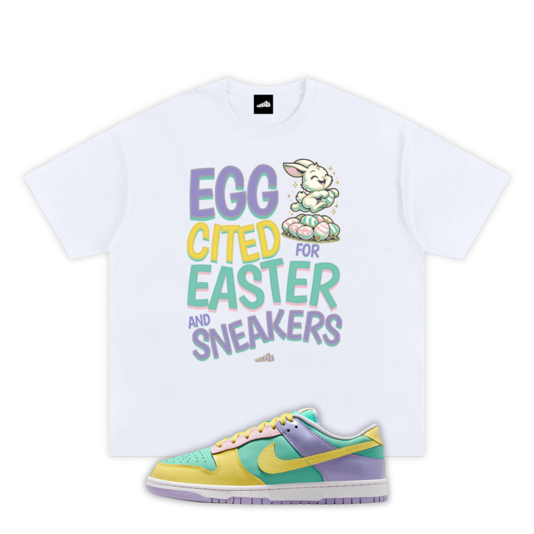 Easter 2026 Oversized Premium T-Shirt Matching Dunk Low Easter