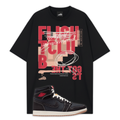 Flight Club 1 Oversized T-Shirt Matching Jordan 1 Flight Club
