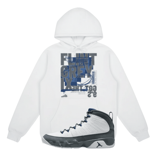 Flint 9 Got Em Heavyweight Hoodie Matching Jordan 9 Flint Grey