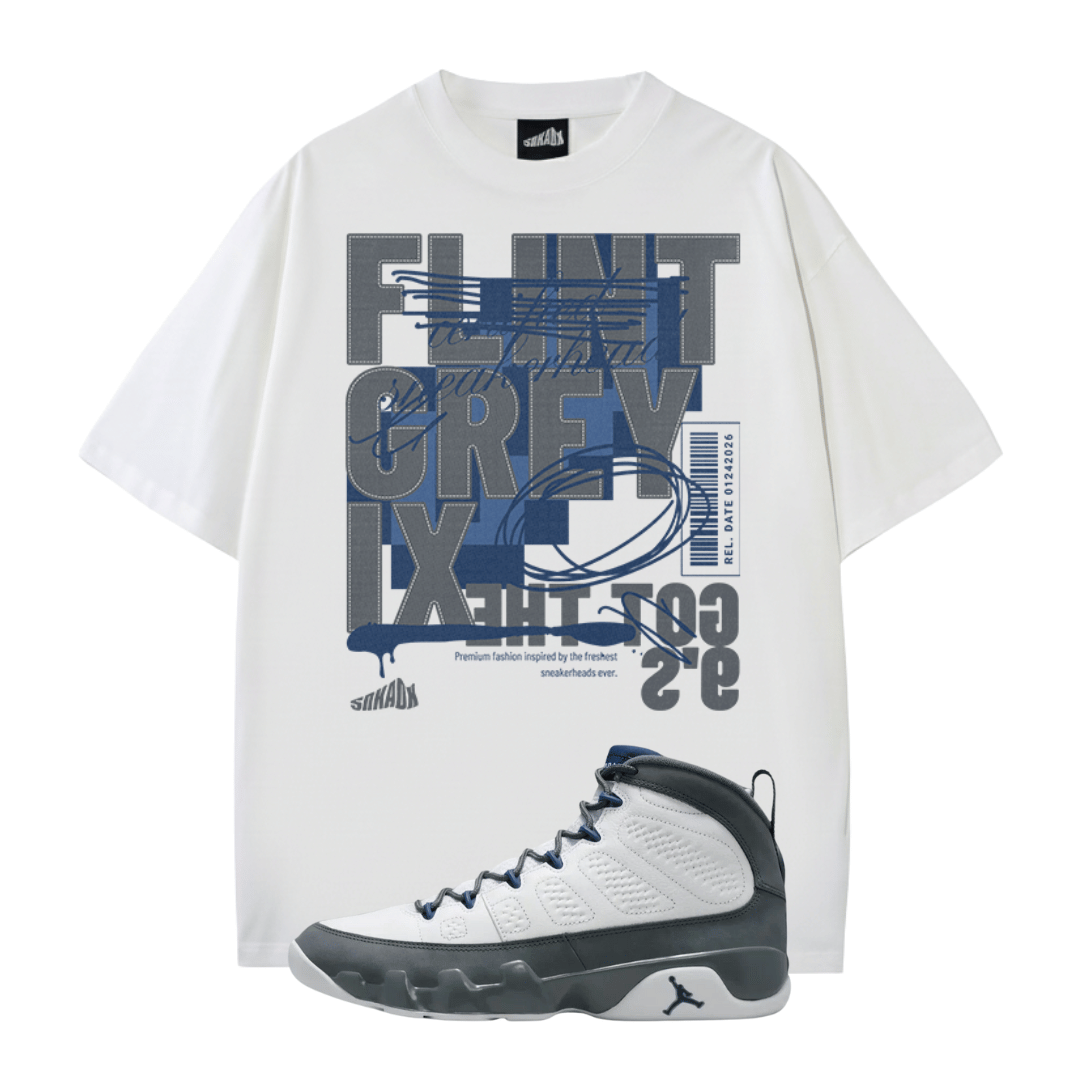Flint 9 Got Em Oversized Premium T-Shirt Matching Jordan 9 Flint Grey