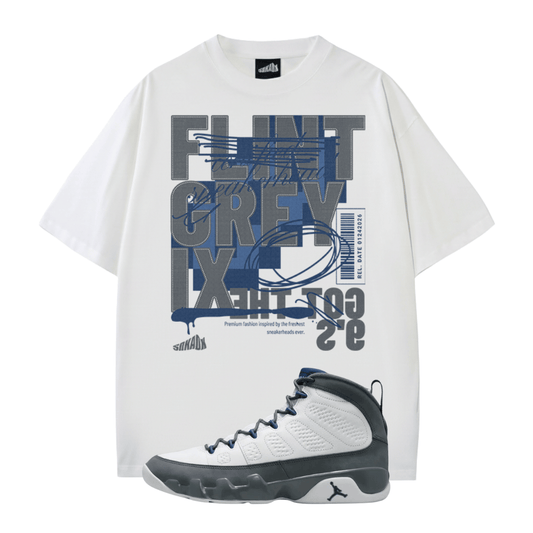 Flint 9 Got Em Oversized Premium T-Shirt Matching Jordan 9 Flint Grey