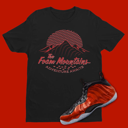 Nike Air Foamposite One Metallic Red Matching T-Shirt from JmksportShops