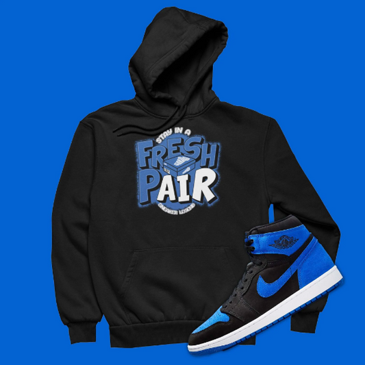 Air Jordan 1 Royal Reimagined Matching Hoodie from SNKADX