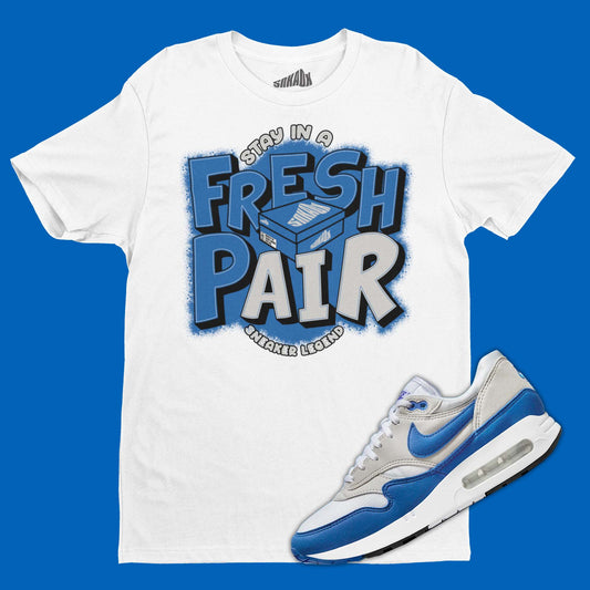 Fresh Pair T-Shirt Matching Air Max 1 ’86 Royal Blue