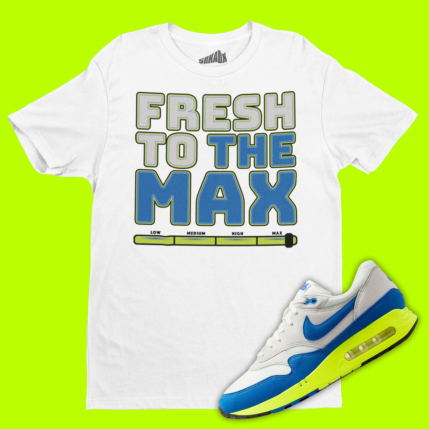 Fresh To The Max T-Shirt Matching Air Max lemon 1 ’86 Air Max lemon Day
