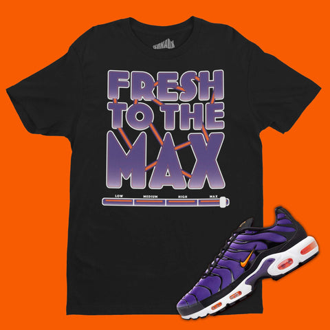 Fresh To The Max T-Shirt Matching Air Max Plus Voltage Purple