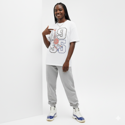 1995 GOAT Oversized T-Shirt Matching Air Jordan 11 Rare Air