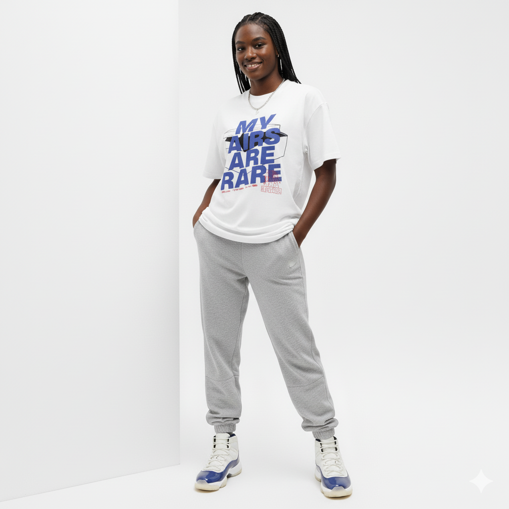 My Airs Are Rare Oversized T-Shirt Matching Air Jordan 11 Rare Air