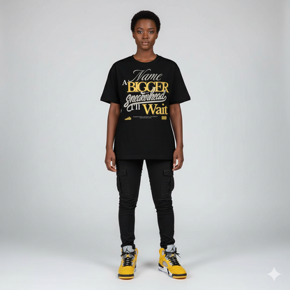 Name A Bigger Sneakerhead Heavyweight Oversized T-Shirt Matching Air Jordan 5 Tokyo 2025