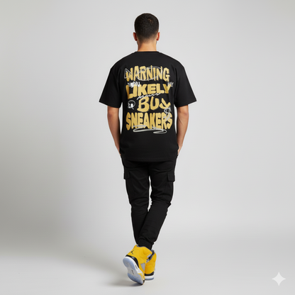 Warning Buy Sneakers Heavyweight Oversized T-Shirt Matching Air Jordan 5 Tokyo 2025