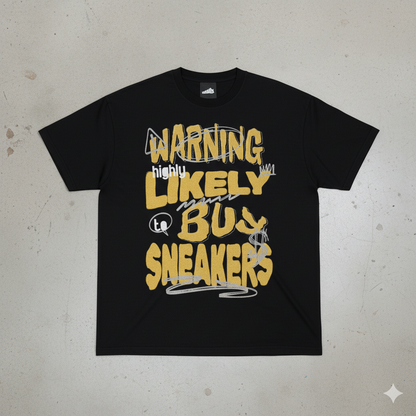 Warning Buy Sneakers Heavyweight Oversized T-Shirt Matching Air Jordan 5 Tokyo 2025