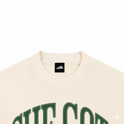 She Got Sole Knitted Round Neck Oversize Sweatshirt Matching Air Jordan 1 High OG Fir Pro Green
