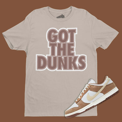 Got The Dunks T-Shirt Matching Dunk Low Medium Curry