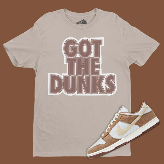 Got The Dunks T-Shirt Matching Dunk Low Medium Curry