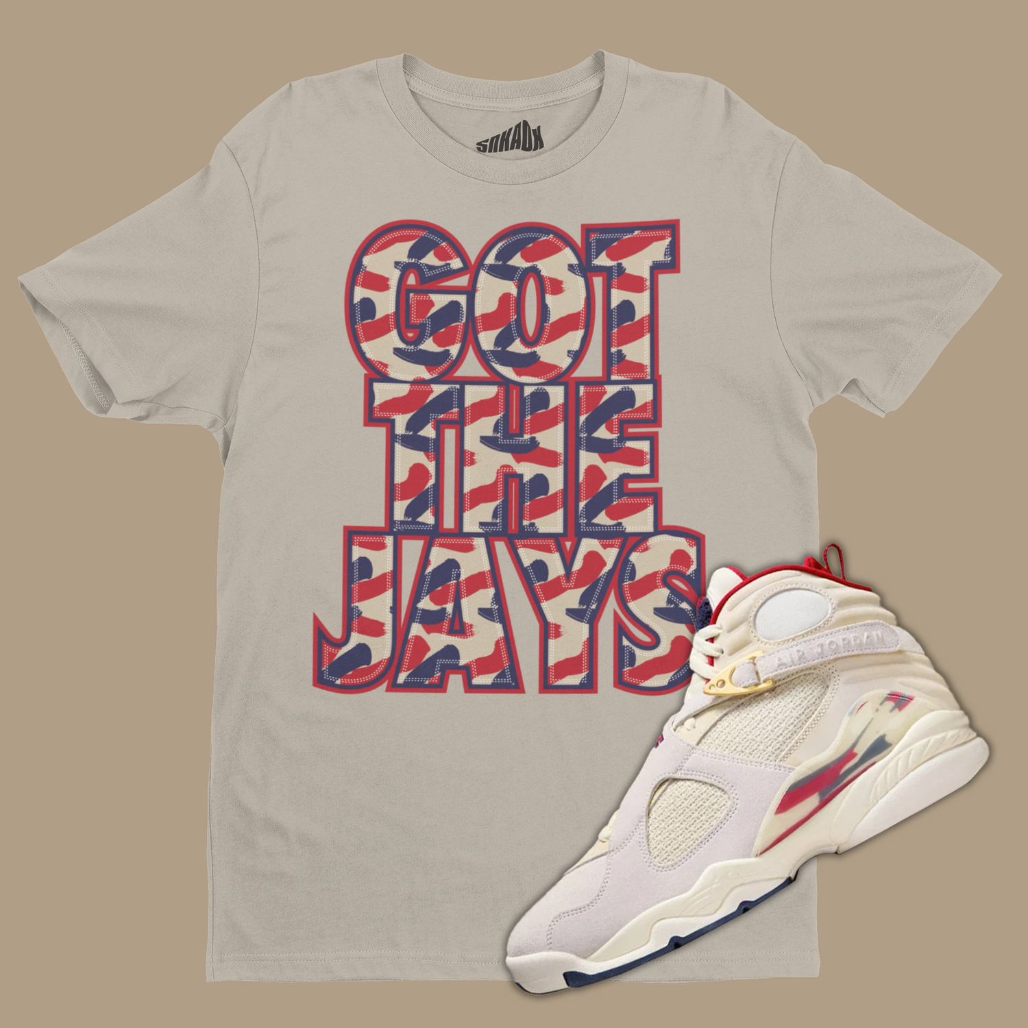 Got The Jays T-Shirt Matching SoleFly x Air Jordan 8 Mi Casa Es Su Casa