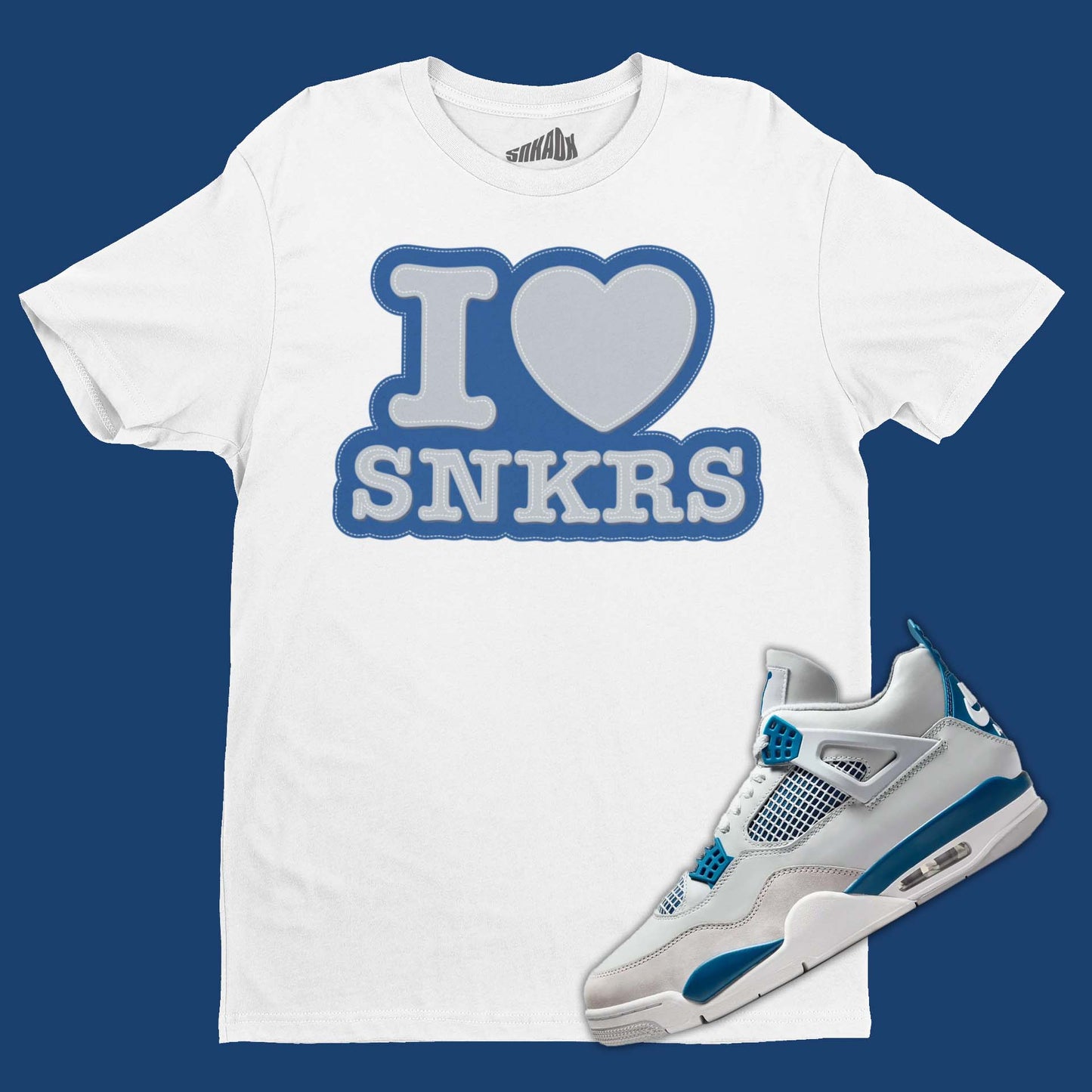 FledermausShops T AJ4 Retro Industrial Blue Jordan Spizike 270