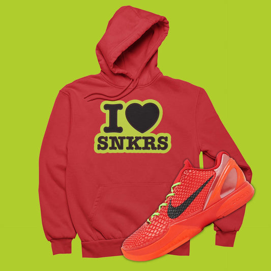 I max Sneakers Hoodie To Match Kobe 6 Protro Reverse Grinch