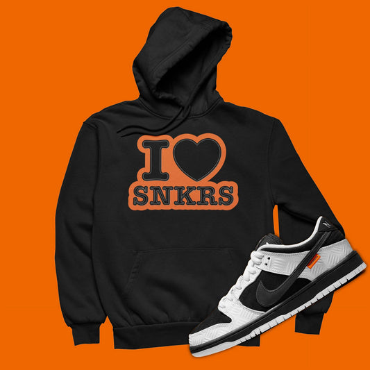 Get Cozy in I Love Sneakers Nike TIGHTBOOTH SB Dunk Low matching Hoodie