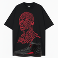 Jordan Stats Premium T-Shirt Matching Jordan 12 Bloodline