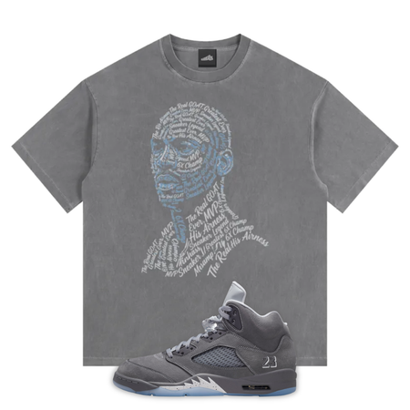 Jordan Stats Vintage Washed Tee | Wolf Grey 5 T-Shirt | SNKADX