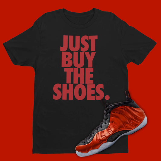 Nike Air Foamposite One Metallic Red Matching T-Shirt from SNKADX