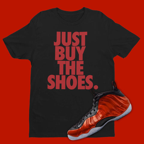 Nike Air Foamposite One Metallic Red Matching T-Shirt from SNKADX