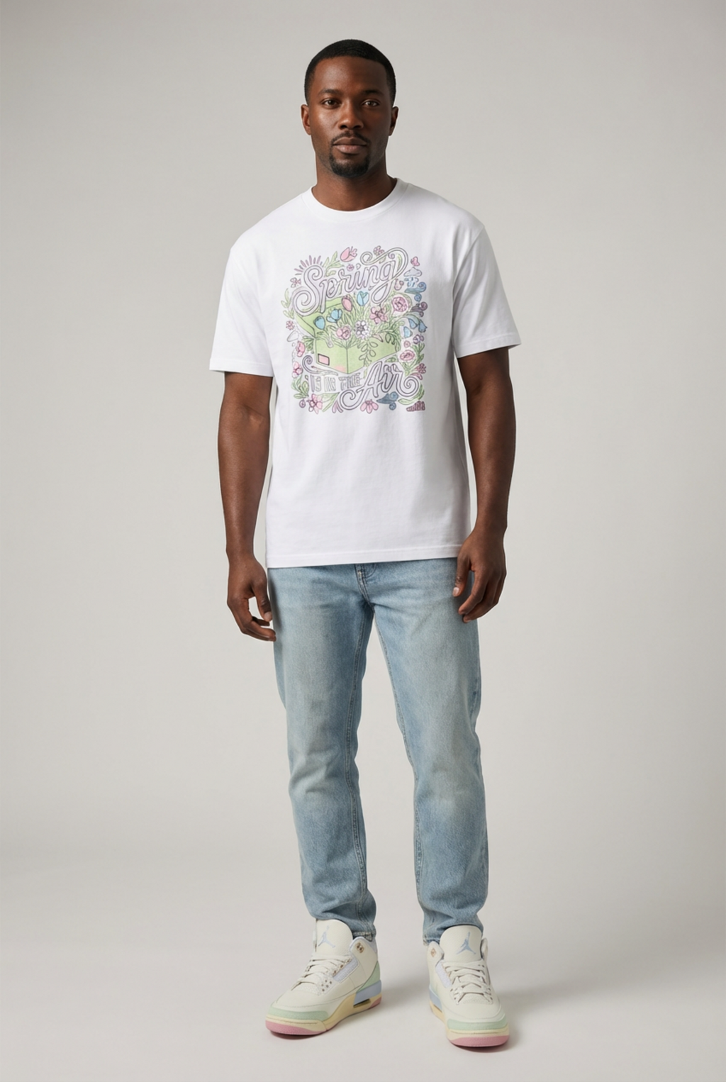 Spring Oversized Premium T-Shirt Matching Jordan 3 Spring Is In The Air