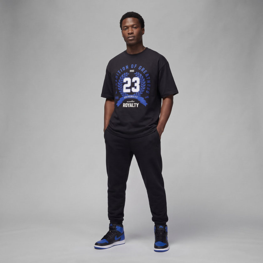 Sneaker Royalty Tee Matching Air Jordan 1 High OG Royal