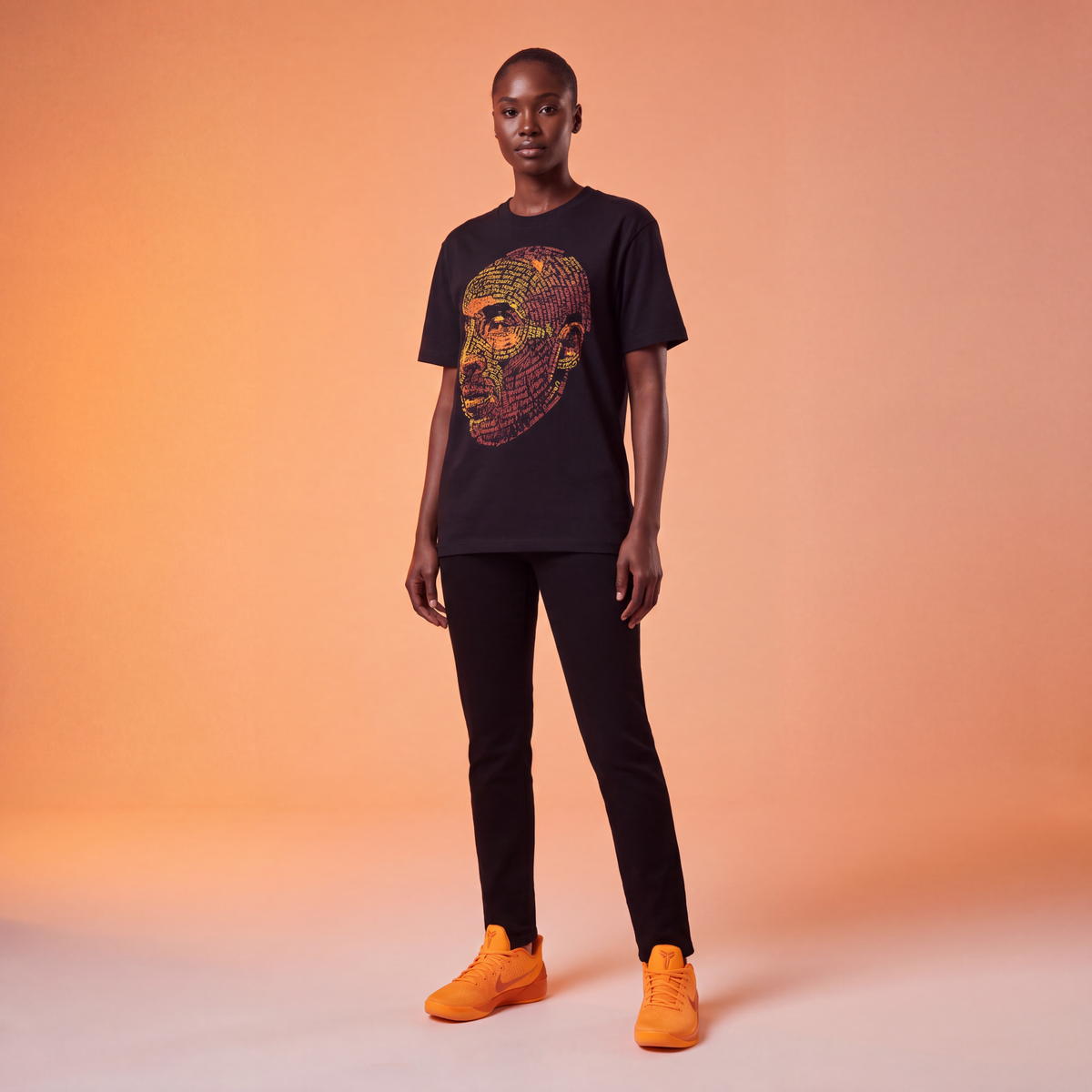 Black Mamba Tee Matching Kobe AD Protro Laser Orange