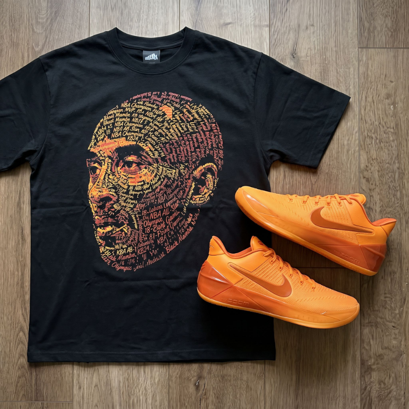 Black Mamba Tee Matching Kobe AD Protro Laser Orange