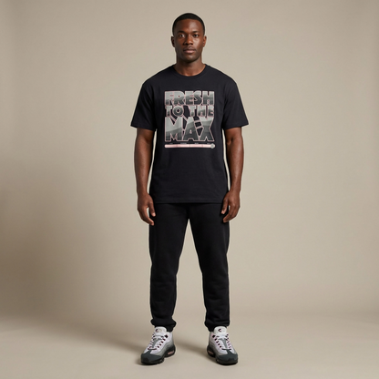 Fresh To The Max Oversized Premium T-Shirt Matching Air Max 95 Pink Foam