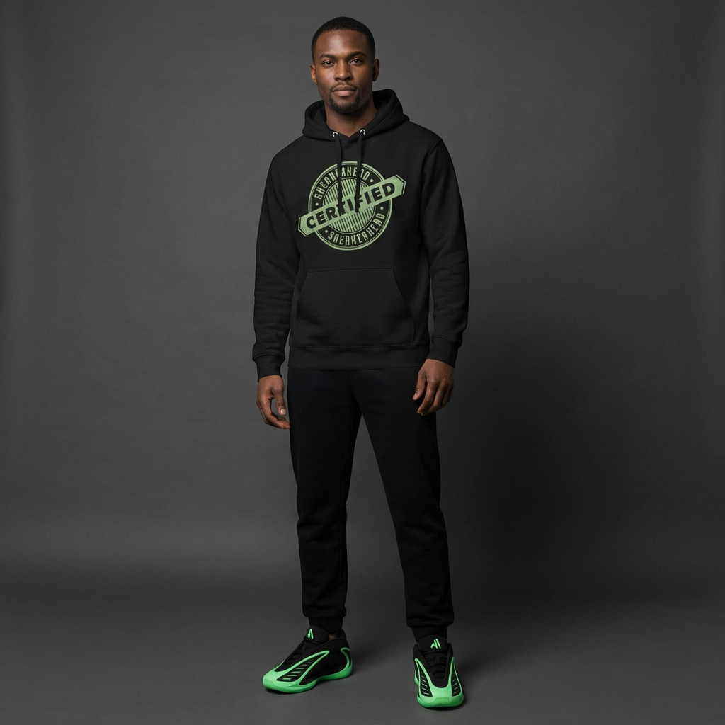 Certified Sneakerhead Heavyweight Hoodie Matching AE 2 Lime Burst