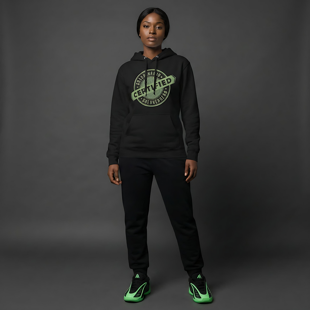 Certified Sneakerhead Heavyweight Hoodie Matching AE 2 Lime Burst