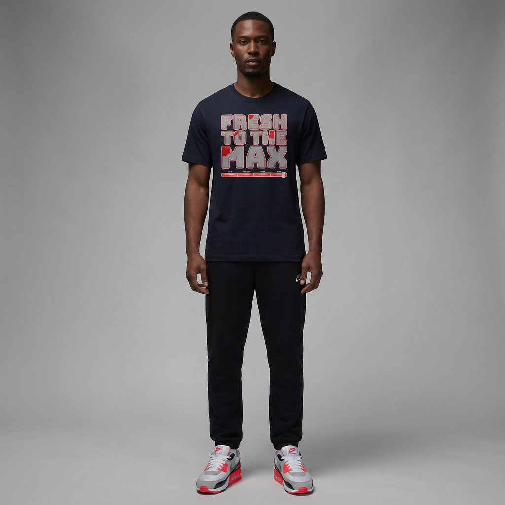 Fresh To The Max Oversized Premium T-Shirt Matching Air Max 90 Infrared