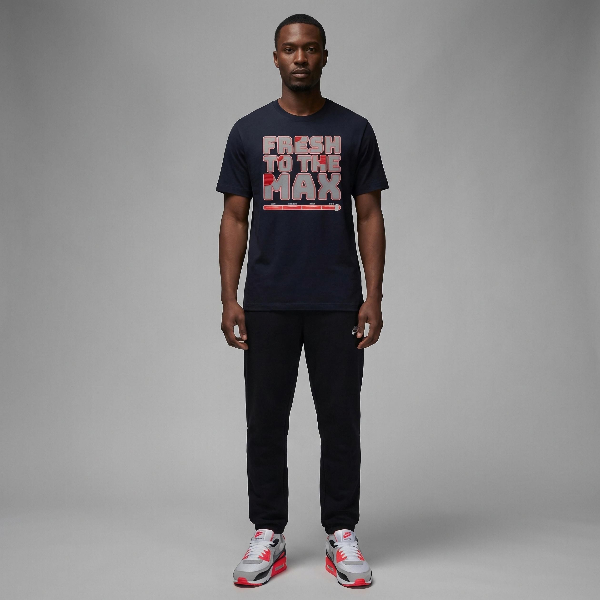 Fresh To The Max Oversized Premium T-Shirt Matching Air Max 90 Infrared