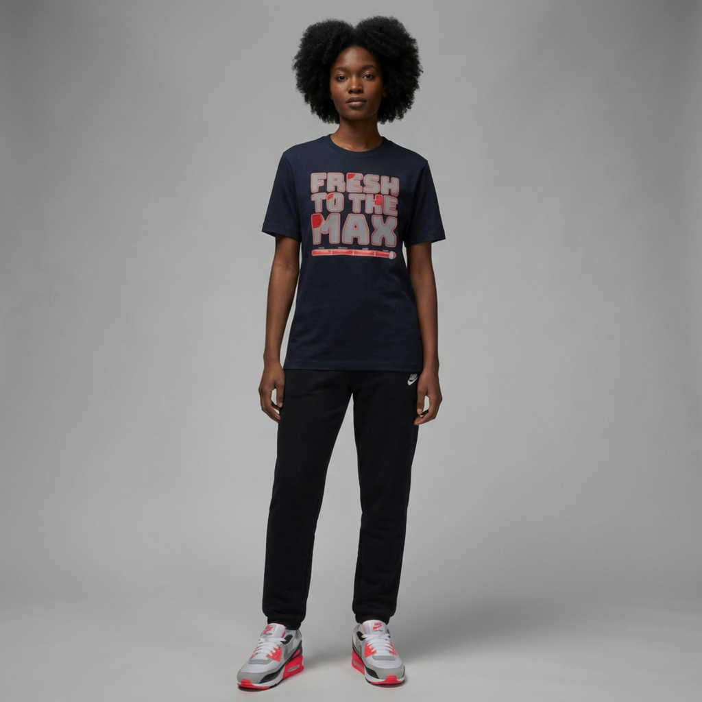 Fresh To The Max Oversized Premium T-Shirt Matching Air Max 90 Infrared