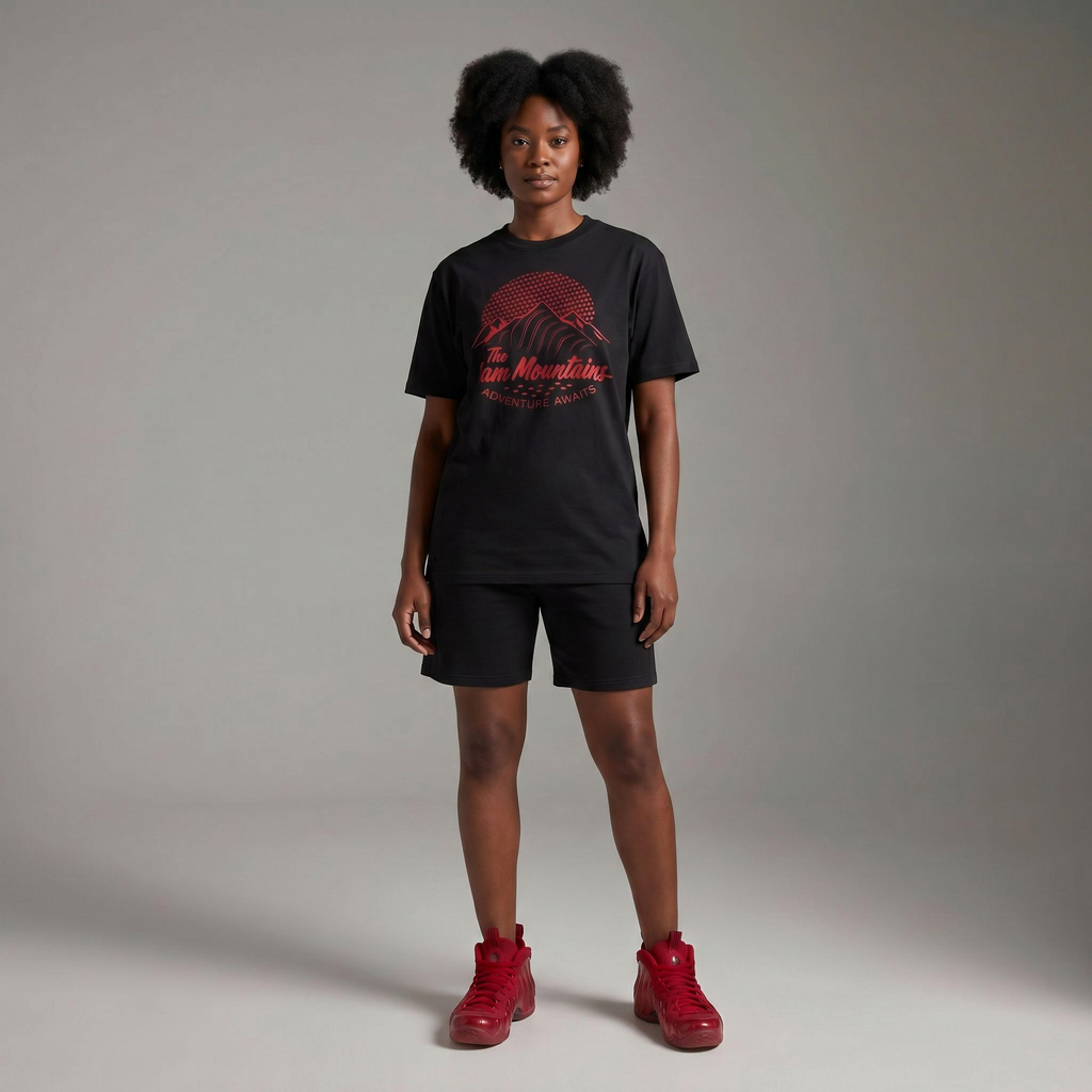 Foam Mountains Premium T-Shirt Matching Air Foamposite Pro Gym Red