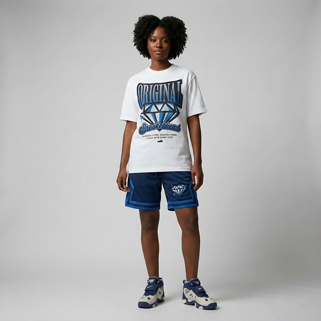 Original Sneakerhead Premium T-Shirt (White) Matching Air Diamond Turf 2 Royals