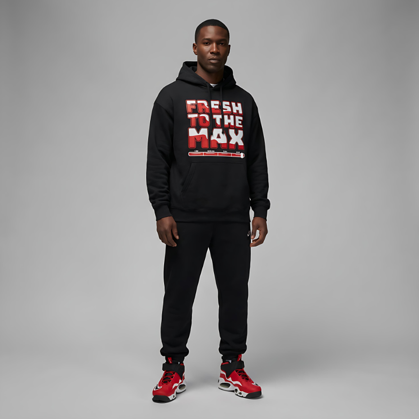 Fresh To The Max Heavyweight Hoodie Matching Air Griffey Max 1 Reds