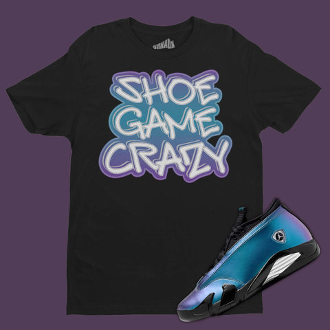 Shoe Game Crazy T-Shirt Matching Air Jordan 14 Low WMNS Love Letter
